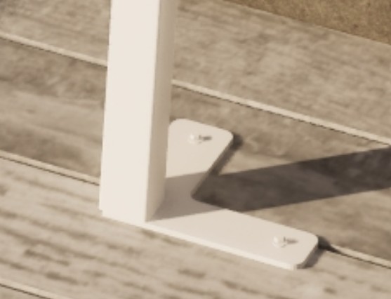 2nd-Surface Mount Bracket End kit